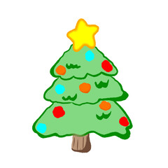 decorated christmas tree