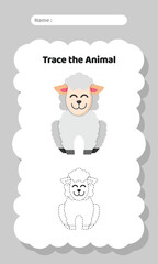 Writing Exercise Practice Worksheet for Kids