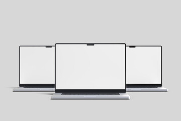Laptop 16 inc blank mockup