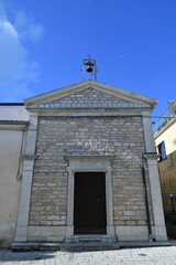 A small church in Frigento, a town in Campania in Italy.