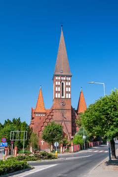 Church of St. Andrzej Bobola in Szubin, Kuyavian-Pomeranian Voivodeship, Poland