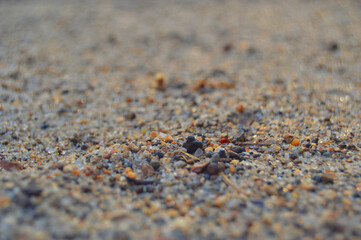 photo of sand with bright sunlight