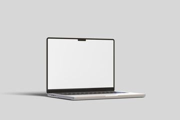 Laptop 14 inc blank mockup