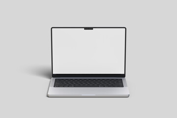 Laptop 14 inc blank mockup