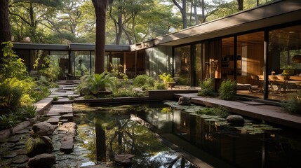 house in the garden