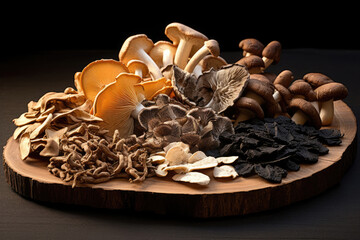 Assortment of mushrooms