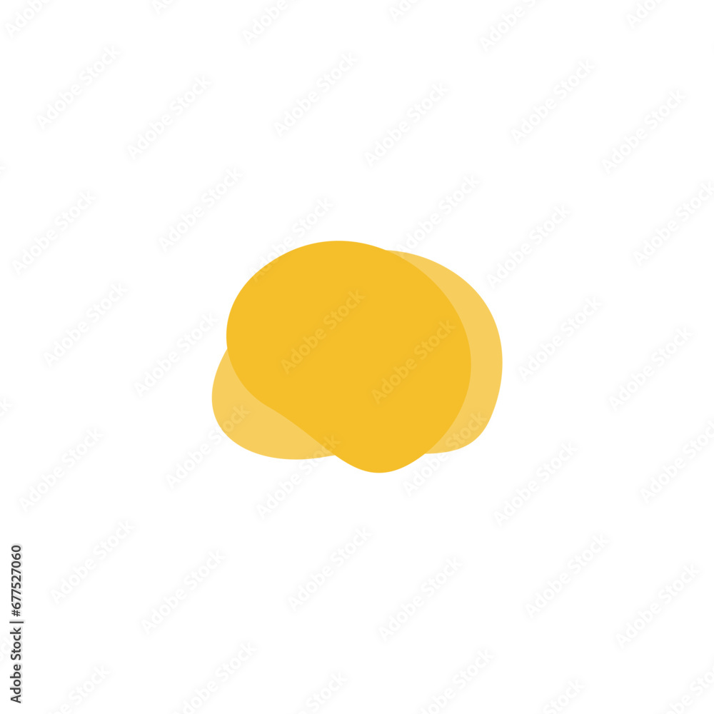 Poster blob set element vector with bright colors texture