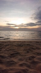 Fototapeta premium sunset over the sea