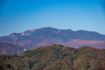 秋の昇仙峡羅漢寺山　弥三郎岳からの絶景　金峰山