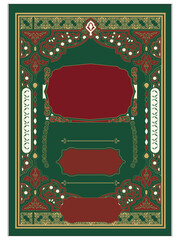 arabic cover, islamic quran book cover, book cover design