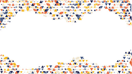 Colorful colourful geometric mosaic triangle seamless pattern illustration with creative abstract shapes background