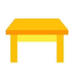 家具、机、テーブルを表すカラースタイルのアイコン