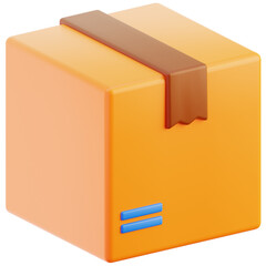 Cardboard 3D Illustration