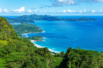 West coast of the Island Mahé, Republic of Seychelles, Africa.