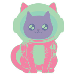 Astronaut cat