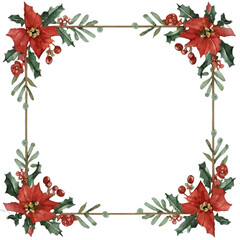 Fototapeta premium Christmas Clipart Border : Here's to a season of love and harmony. christmas reef clipart