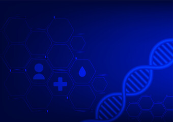 abstract background with dna