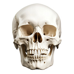 Obraz premium Skull, transparent background, isolated image, generative AI