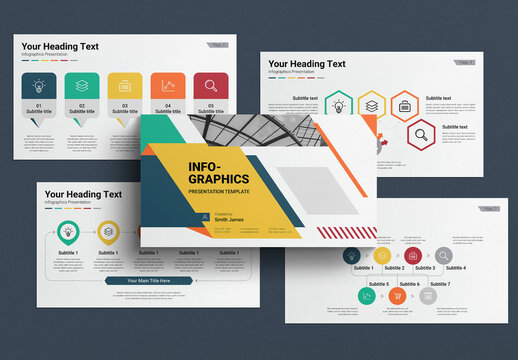 Infographics Presentation Template Design Layout