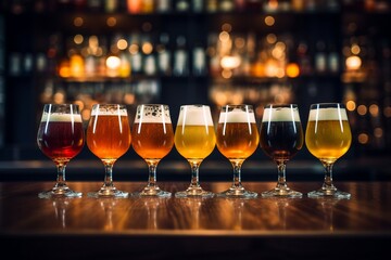 Brewer's Delight: Flight of Beer Tasting