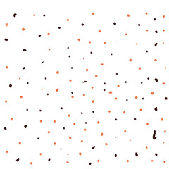 red polka dots on a white background