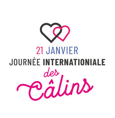 journée internationale des câlins le 21 janvier