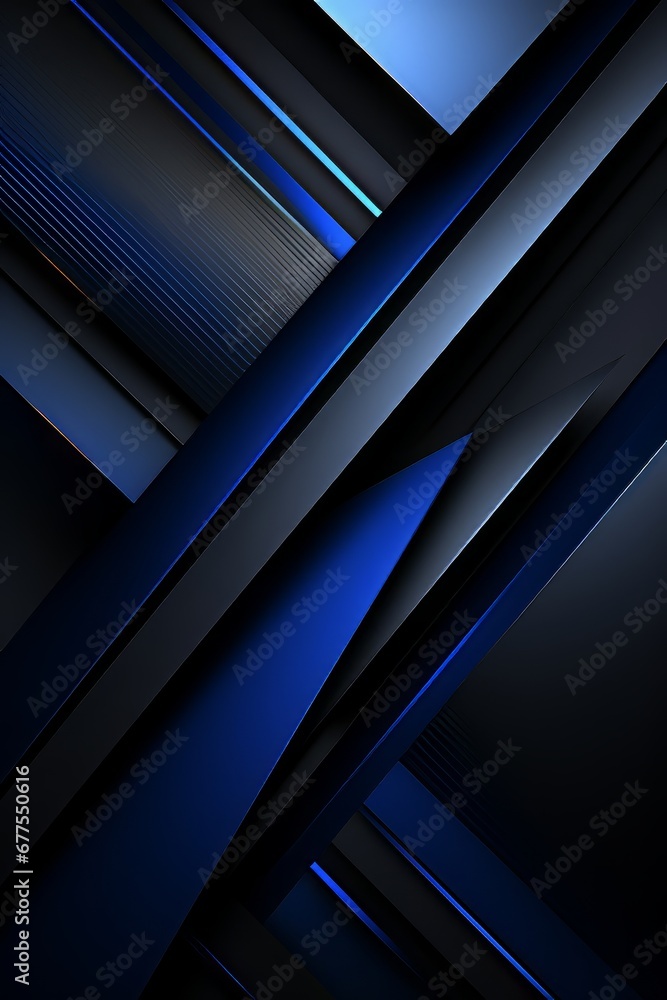 Wall mural metallic image of blue modern looking background for pitch deck