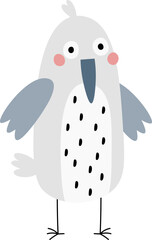 Funny Cartoon Bird