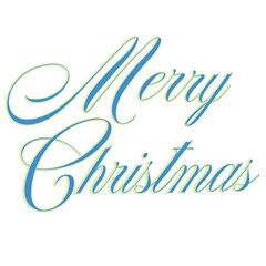 Obraz premium Merry christmas word art