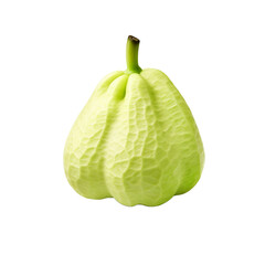 Naklejka premium Chayote fruits isolated on transparent background