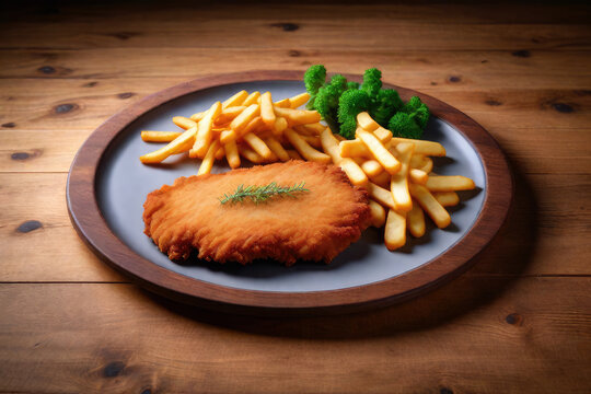 schnitzel, generated by artificial intelligence