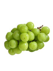 grapes isolated on white