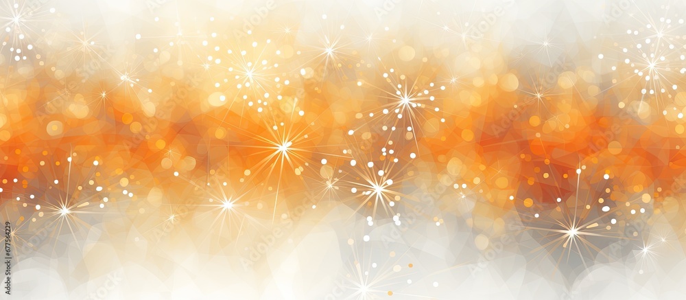 Poster the abstract design illustration features a patterned background with a winter inspired texture capt