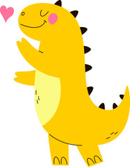 Dinosaur With Heart