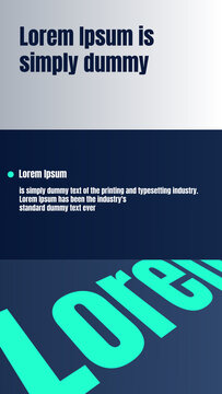 Vertical Text Animation for Social Media Story and Post