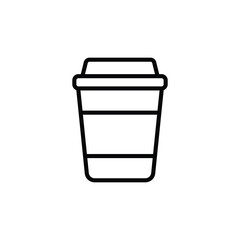 coffee cup icon vector