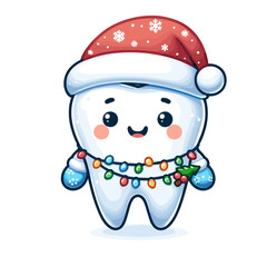 christmas funny tooth