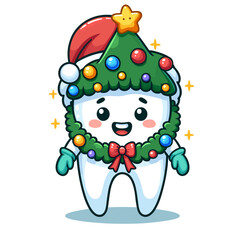 christmas funny tooth