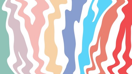 illustration of an background with colorful lines