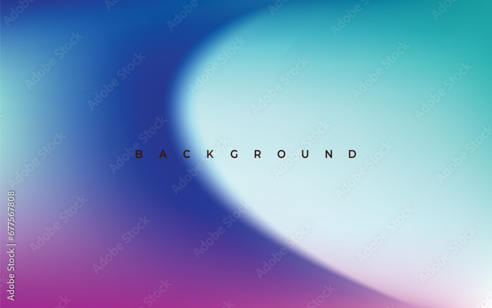 Wall mural abstract wavy mesh gradation multicolored background template vector