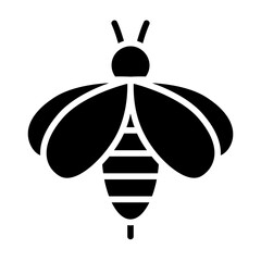 Honeybee, pollinator, Apis, hymenopteran, stinger icon and easy to edit. - obrazy, fototapety, plakaty