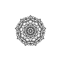 mandala oriental simple flat design