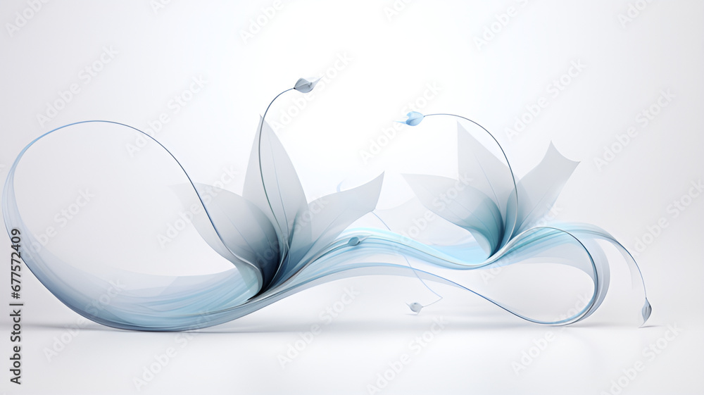 Wall mural abstract background | generative ai