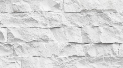 White stone grunge background, rough rock wall texture, Generative AI