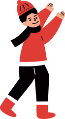 a man celebrate xmas