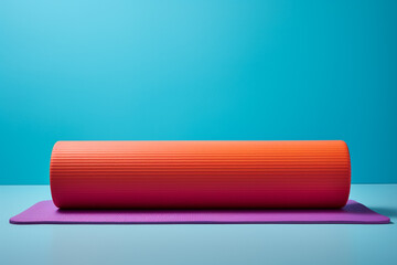 Fitness lifestyle product photography minimalistic style bright colours