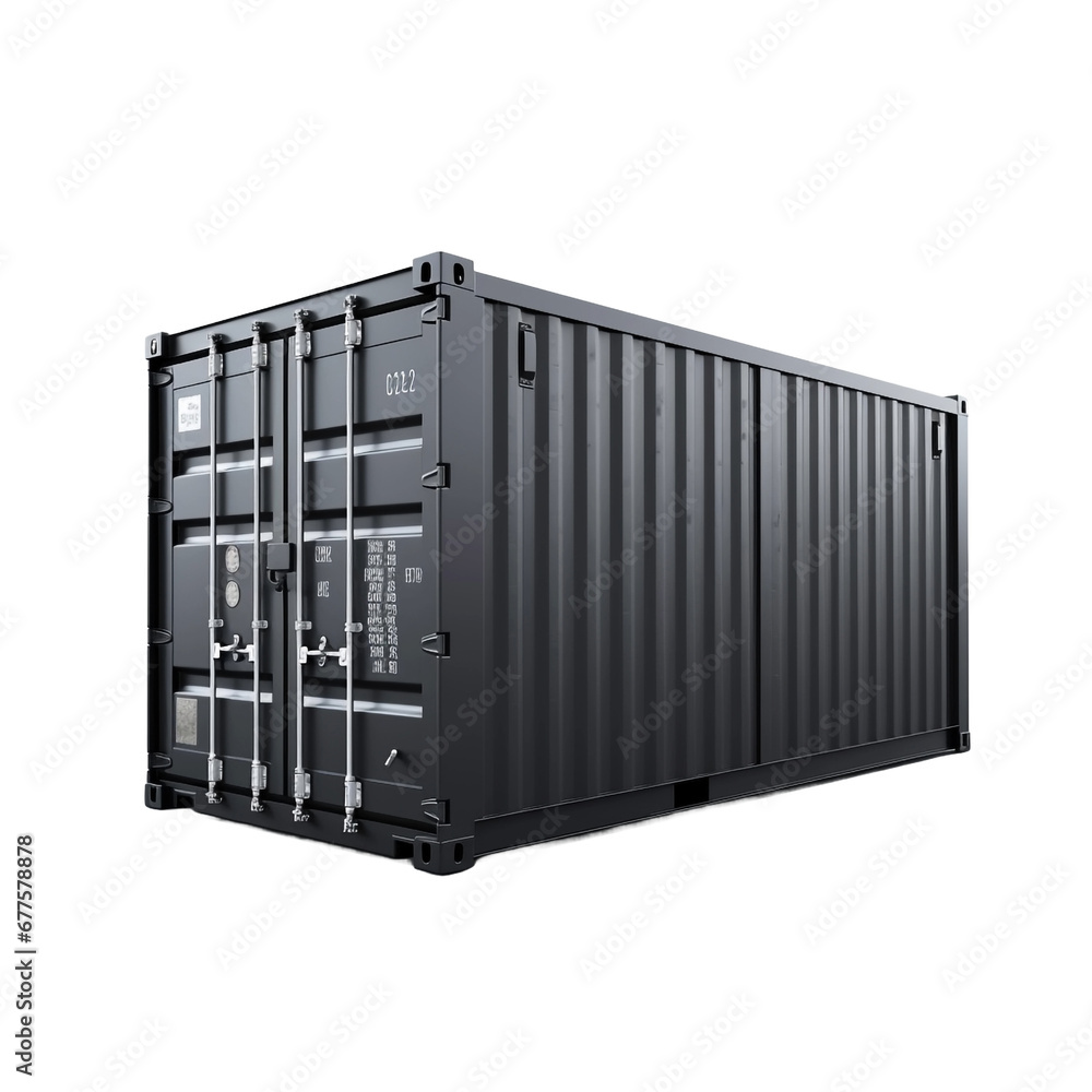 Poster container isolated on transparent background