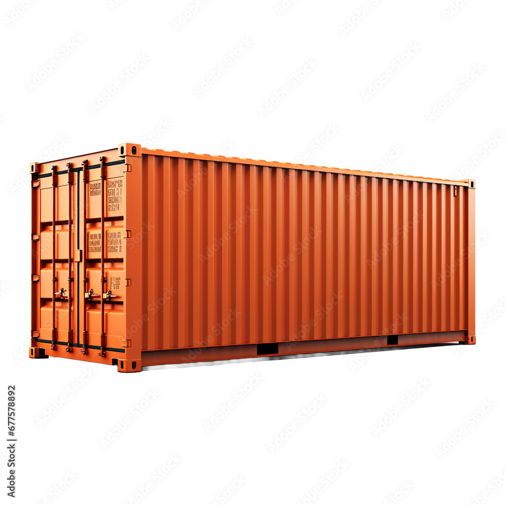 Poster container isolated on transparent background
