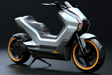 Hyper scooter, Sleek design futuristic scooter.