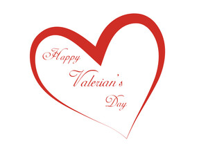 Happy Valentines Day card with heart and lettering. Vector illustration.
happy valentine's day card with heart shape vector template design, 